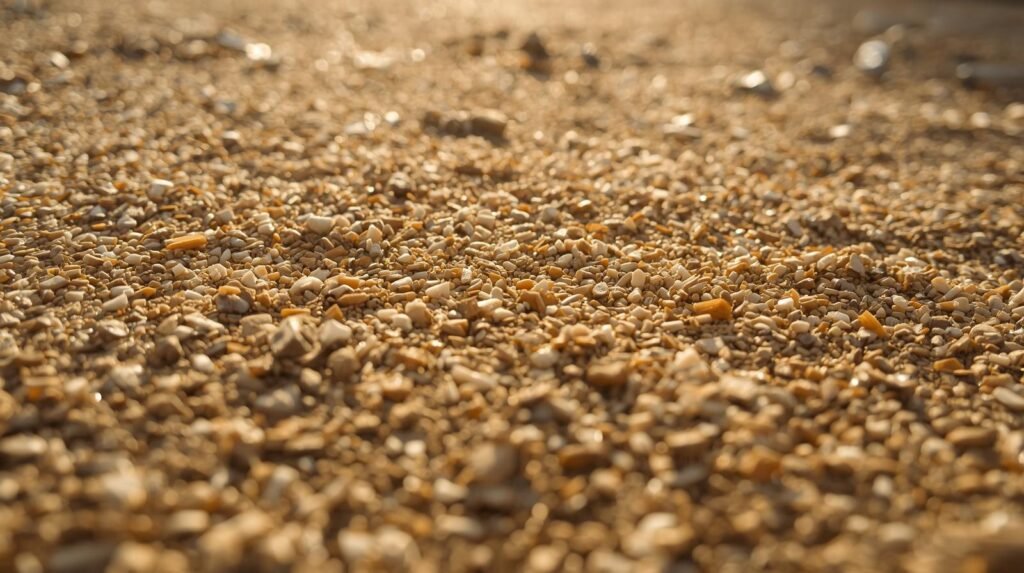 sandy light, gritty soil that drains quickly and dries out fast.